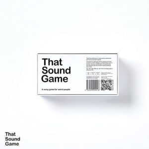 That Sound Game A Noisy Card Game for Weird People, Party Games for Adults & Teens, Ideal for Family Games Night, College and Birthday Parties, Party Games for Bachelorette (14+)