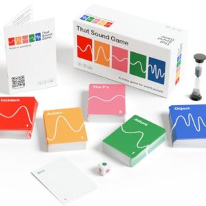 That Sound Game A Noisy Card Game for Weird People, Party Games for Adults & Teens, Ideal for Family Games Night, College and Birthday Parties, Party Games for Bachelorette (14+)