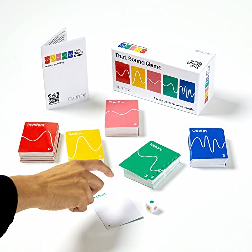 That Sound Game A Noisy Card Game for Weird People, Party Games for Adults & Teens, Ideal for Family Games Night, College and Birthday Parties, Party Games for Bachelorette (14+)