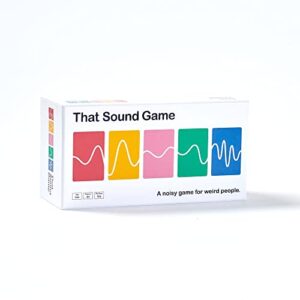 That Sound Game A Noisy Card Game for Weird People, Party Games for Adults & Teens, Ideal for Family Games Night, College and Birthday Parties, Party Games for Bachelorette (14+)