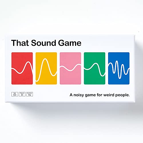 That Sound Game A Noisy Card Game for Weird People, Party Games for Adults & Teens, Ideal for Family Games Night, College and Birthday Parties, Party Games for Bachelorette (14+)