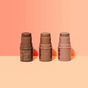 essence | Baby Got Bronze | Cream Bronzer Stick Easy to Apply & Blend | Vegan & Cruelty Free | Free From Gluten, Parabens, Preservatives, & Microplastic Particles (20 | Moon Dust)