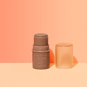 essence | Baby Got Bronze | Cream Bronzer Stick Easy to Apply & Blend | Vegan & Cruelty Free | Free From Gluten, Parabens, Preservatives, & Microplastic Particles (20 | Moon Dust)