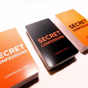 Secret Confessions: Adult Party Game - The Game of Anonymous Answers to Embarrassing Questions, Ideal for Game Night, Adult Games, Card Games for Adults