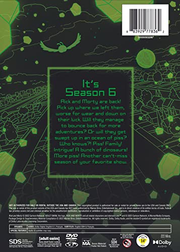 Rick and Morty: The Complete Sixth Season (DVD)