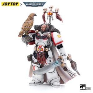 JOYTOY Warhammer 40k Mecha 1/18 Action Figures Joy Toy Model White Scars Captain KOR' sarro Khan