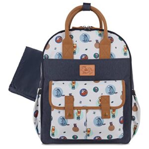 Disney Baby Diaper Bag, Winnie The Pooh Double Hnadle, Backpack