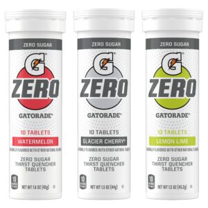 gatorade zero tablets, variety pack (pack of 40)