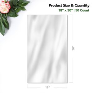 Seal Fresh Extra Large Cellophane Bags (Ribbon and Basket NOT Included) – 18" x 30" (50 Count) – Clear Basket Wrapping Bags, Cellophane Gift Bags, Large Cellophane Bags, Clear Gift Bags, Clear Cellophane Bags, Cellophane Bag, Cello Bags, Basket Bags, Plas