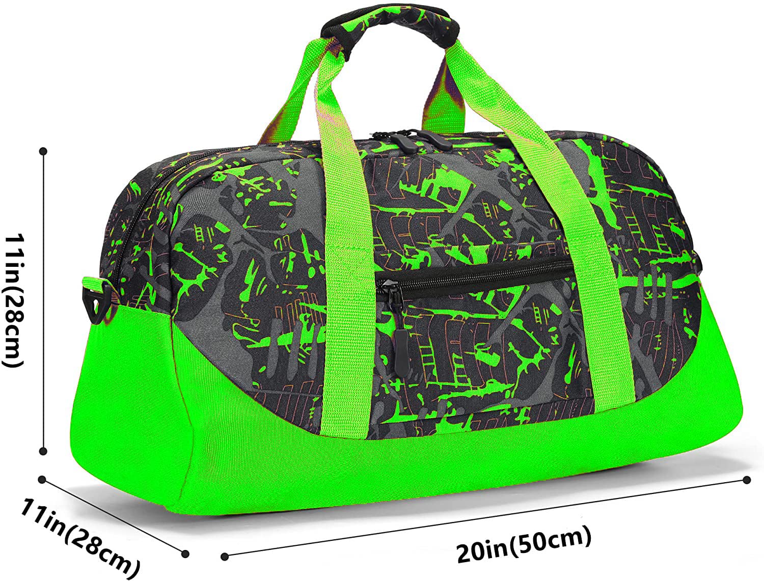 Stumdo Kids Overnighter Duffel Bags for kids, Carry-On Size & Ideal for School Practice or Overnight Travel Weekender Tote for Travel Gym Sport bag for Boys & Girls (11fglv)