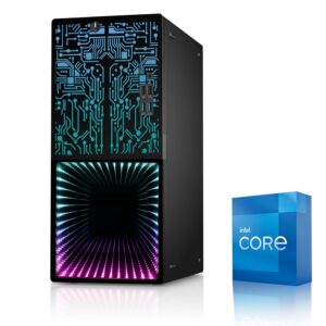 Gaming PC Desktop Intel core i7 8th Gen, Horizon+, RTX 3060 12GB GDDR6, 16GB RAM, 256GB SSD, MTG New 24 Inch Monitor, HDMI, DVI, VGA, RGB Keyboard Mouse, Wi-Fi Win 10 Pro (Renewed)