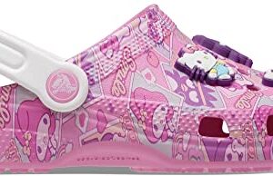 Crocs Unisex Classic Hello Kitty Clog, Pink, Numeric_8 US Men