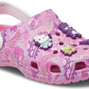 Crocs Unisex Classic Hello Kitty Clog, Pink, Numeric_8 US Men