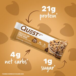 Quest Nutrition Favorites Bundle, Chocolate Chip Cookie Dough & Cookies and Cream Protein Bars