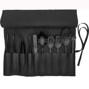 TERECHE Plating Tools Set, Culinary Professiona Chef Plating Kit,11 Piece Culinary Plating Set, Black