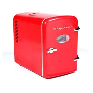 frigidaire retro 9-can portable mini fridge efmis197-red