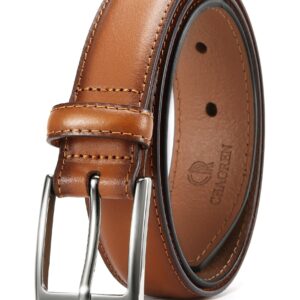 CHAOREN Mens Dress Belt - Genuine Leather Belt for Men 1 1/8" Formal - Perfect Companion to Mens Dress Shoes