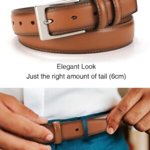 CHAOREN Mens Dress Belt - Genuine Leather Belt for Men 1 1/8" Formal - Perfect Companion to Mens Dress Shoes