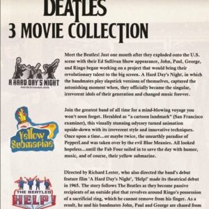 The Beatles - 3 Movie Collection - Yellow Submarine / HELP! / A Hard Day's Night - DVD Set