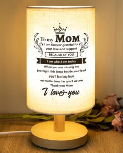 welsky gifts for mom, mom birthday gifts from daughter, personalized mom table lamp, thanksgiving christmas gifts for mom from kids