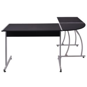 YUHI-HQYD Corner Desk,Computer Desk,Gaming Desk,Home Office Desks,Studio Desk,Desk Corner Computer Desk Gaming Table Workstation for Home Office, L-Shaped Black.