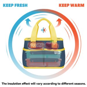 FITHOME Small Lunch Bag for Women & Men, Reusable Insulated Lunch Cooler Tote Bags, Leakproof Thermal Lunch Bag, Adult Lunch Bag for Work