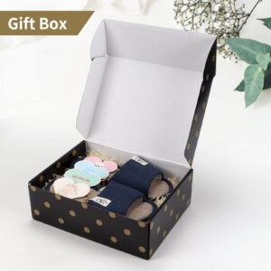 Hoikwo 18 Packs 12x9x4 Black Elegant Luxury Gift Boxes Bulk Empty for Mother’s Day Presents, Large Decorative Gift Wrap Boxes with Lids for Women’s Presents, Cardboard Shipping Packaging Boxes