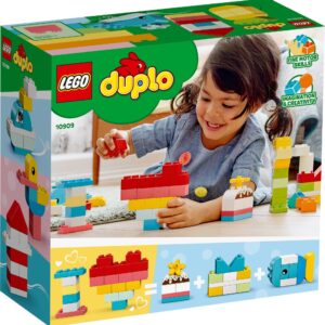 LEGO DUPLO Classic Heart Box, First Bricks Building Toy, Educational Activity and Development Set, Early Learning Toys for Toddlers 1.5-3 Years Old, 10909