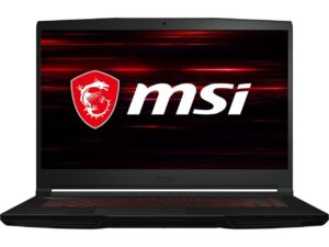 msi gf63 thin 10scxr-22 series gaming laptop, 15.6" 60hz refresh rate ips, intel core i5-10300h (2.50 ghz), nvidia geforce gtx 1650, 8 gb ddr4, 256 gb pcie ssd, windows 10 home - black (renewed)