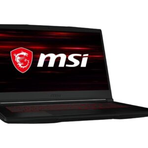 MSI GF63 Thin 10SCXR-22 Series Gaming Laptop, 15.6" 60Hz Refresh Rate IPS, Intel Core i5-10300H (2.50 GHz), NVIDIA GeForce GTX 1650, 8 GB DDR4, 256 GB PCIe SSD, Windows 10 Home - Black (Renewed)