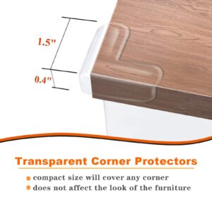 Corner Protector Baby, 8 Pack Furniture Coner Guard & Edge Safety Bumpers, Baby Proofing Corner Bumpers Cushion for Table Edges & Sharp Coners