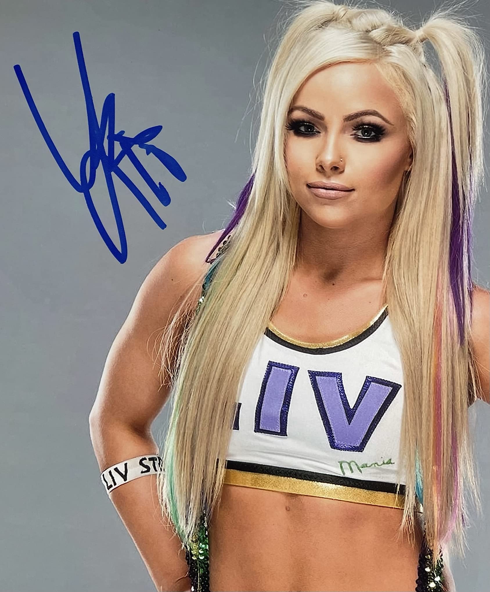 LIV MORGAN Autographed 8" x 10" PHOTO Signed WRESTLING PSA/DNA CERTIFIED AUTHENTIC AM23277