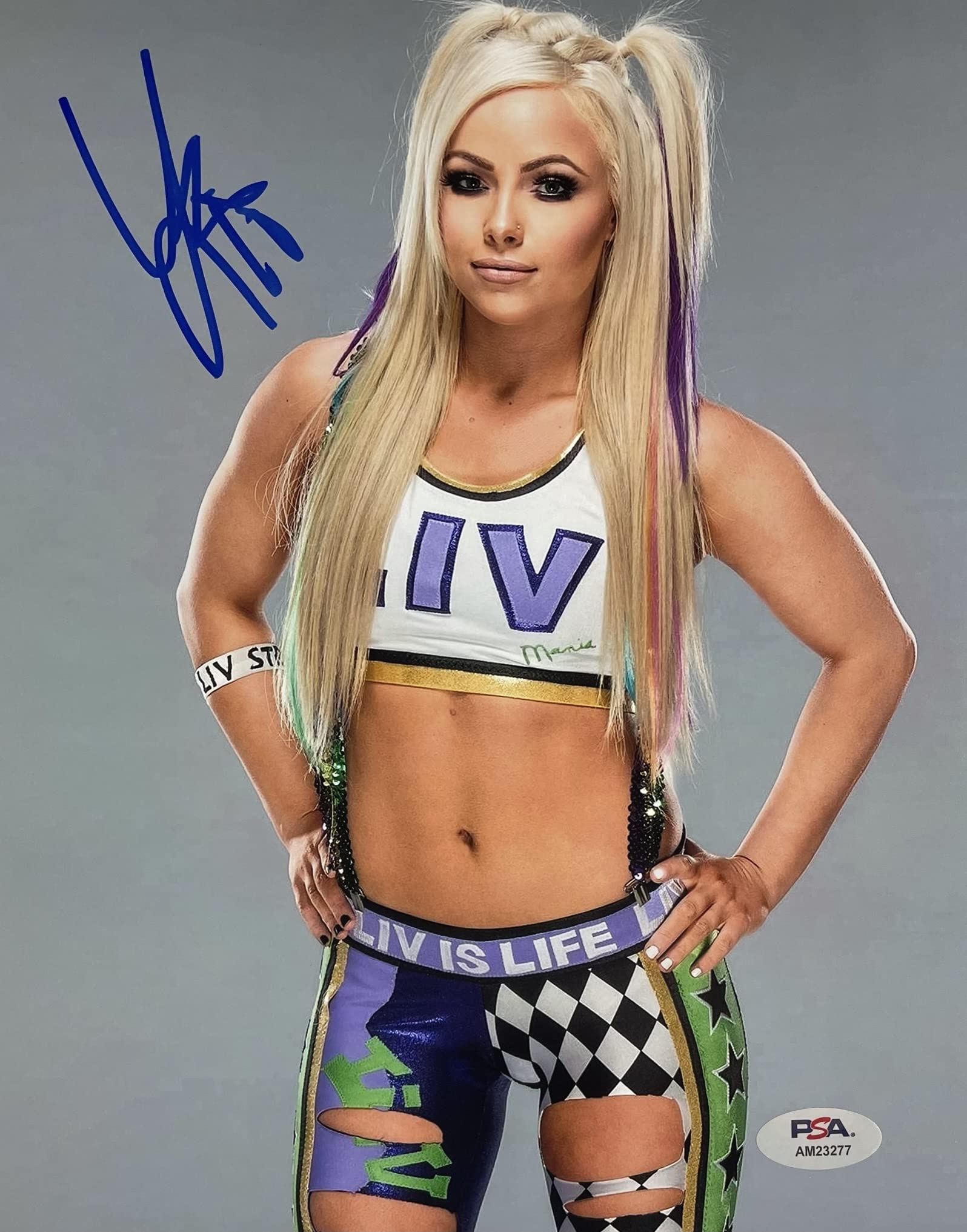 LIV MORGAN Autographed 8" x 10" PHOTO Signed WRESTLING PSA/DNA CERTIFIED AUTHENTIC AM23277