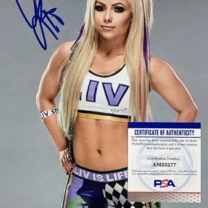 LIV MORGAN Autographed 8" x 10" PHOTO Signed WRESTLING PSA/DNA CERTIFIED AUTHENTIC AM23277