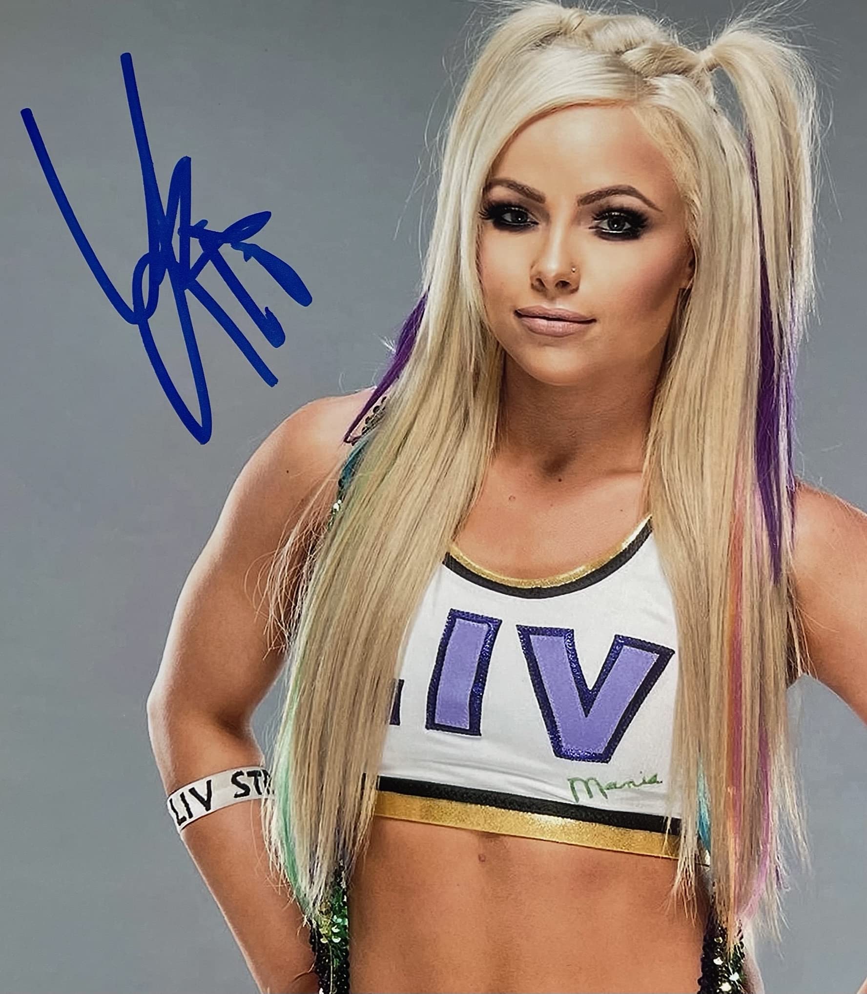 LIV MORGAN Autographed 8" x 10" PHOTO Signed WRESTLING PSA/DNA CERTIFIED AUTHENTIC AM23277