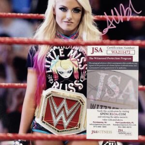 ALEXA BLISS Autographed 8" x 10" PHOTO Signed WRESTLING JSA WITNESSED CERTIFIED AUTHENTIC WA211472