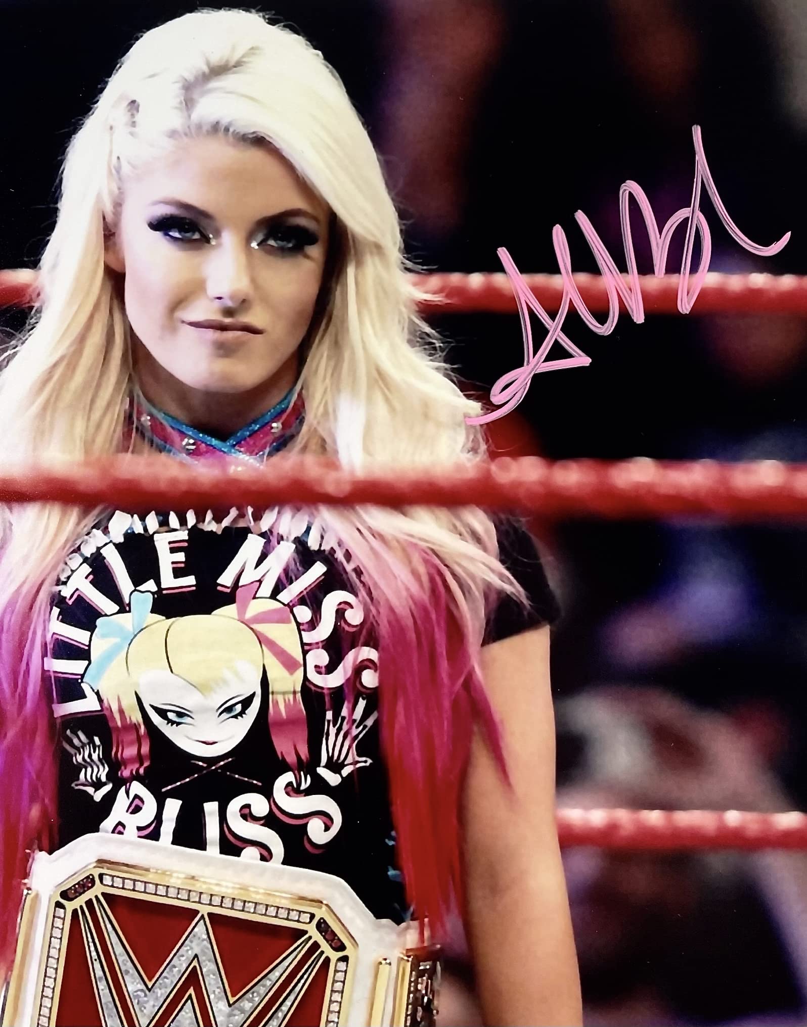 ALEXA BLISS Autographed 8" x 10" PHOTO Signed WRESTLING JSA WITNESSED CERTIFIED AUTHENTIC WA211472