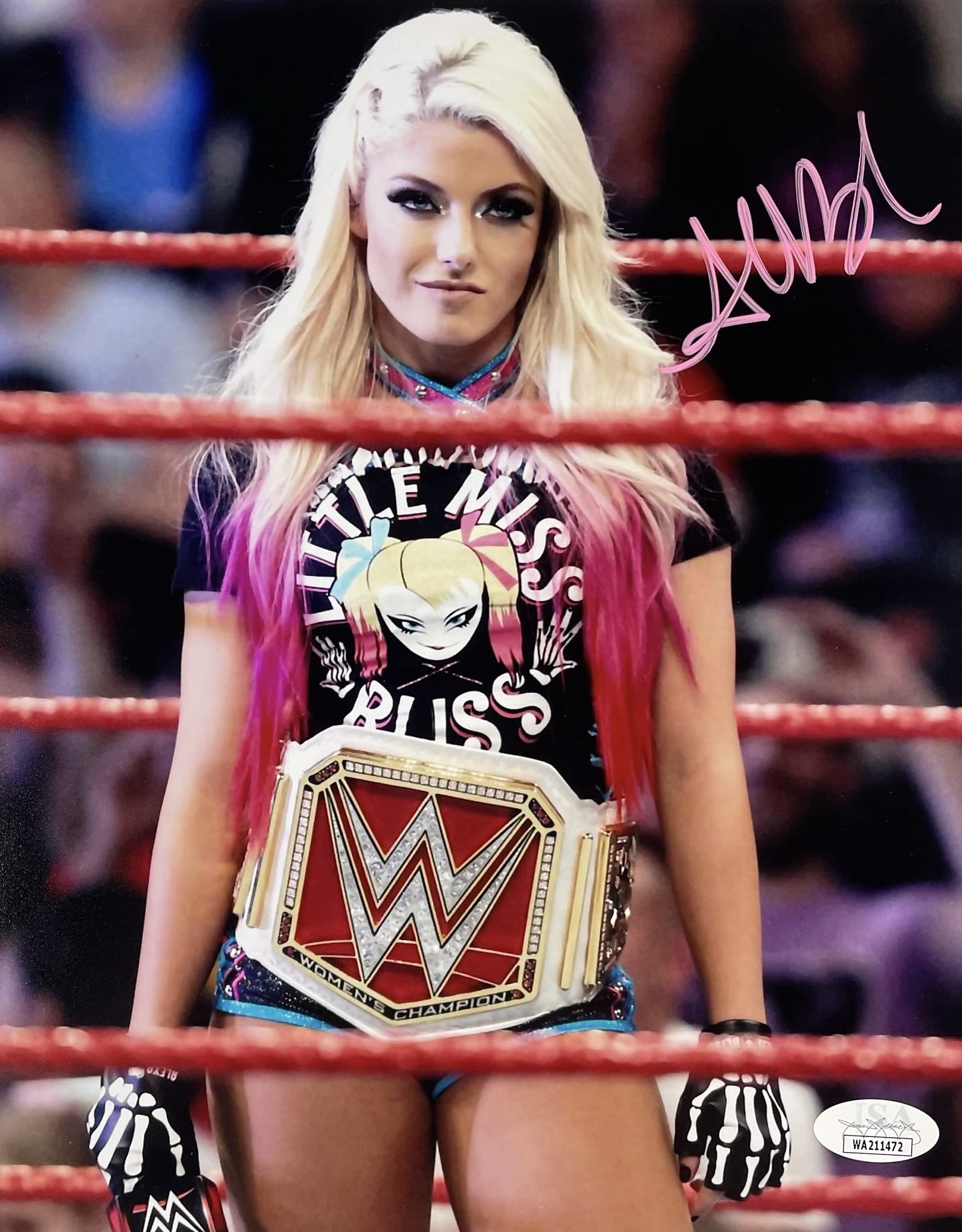 ALEXA BLISS Autographed 8" x 10" PHOTO Signed WRESTLING JSA WITNESSED CERTIFIED AUTHENTIC WA211472