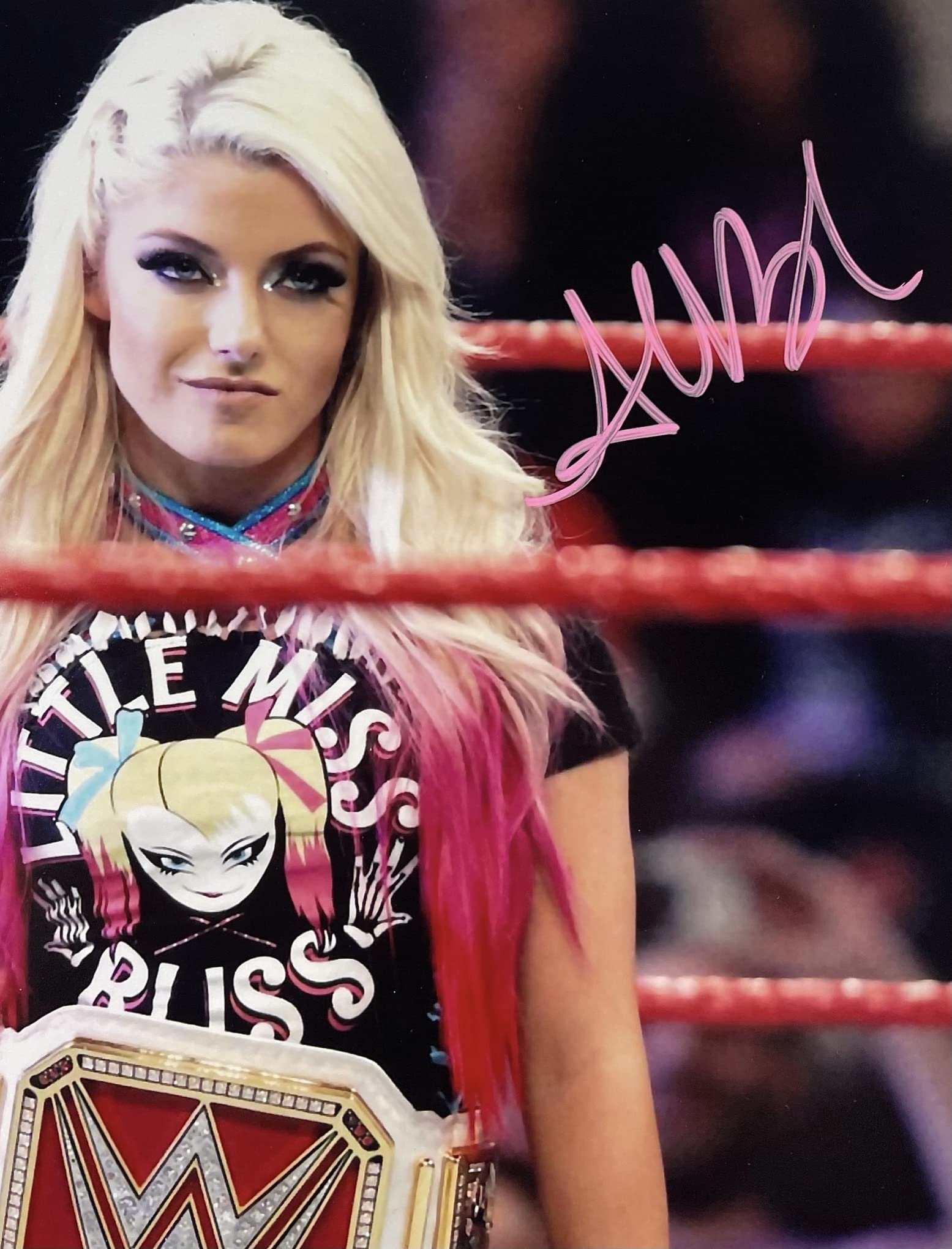 ALEXA BLISS Autographed 8" x 10" PHOTO Signed WRESTLING JSA WITNESSED CERTIFIED AUTHENTIC WA211472