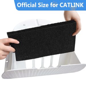 Harhana Activated Carbon Filters Compatible for CATLINK Cat Litter Box, Perfect Replacement Official Size: 290 x 140 x 10mm (6Pack)