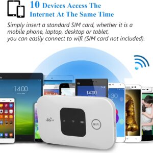 Portable 4G LTE USB Adapter, High Speed 4G Mobile Hotspot Router, USB Portable Router for Phone Laptop Desktop Tablet