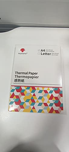 Phomemo Tattoo Transfer Paper - 100 Sheets A4 Size, Thermal Stencil Paper for Tattoo Transfer Kit - Commercial & Personal Use, DIY Tattoo Tracing Paper Compatible with M08F Printer & Tattoo Supplies