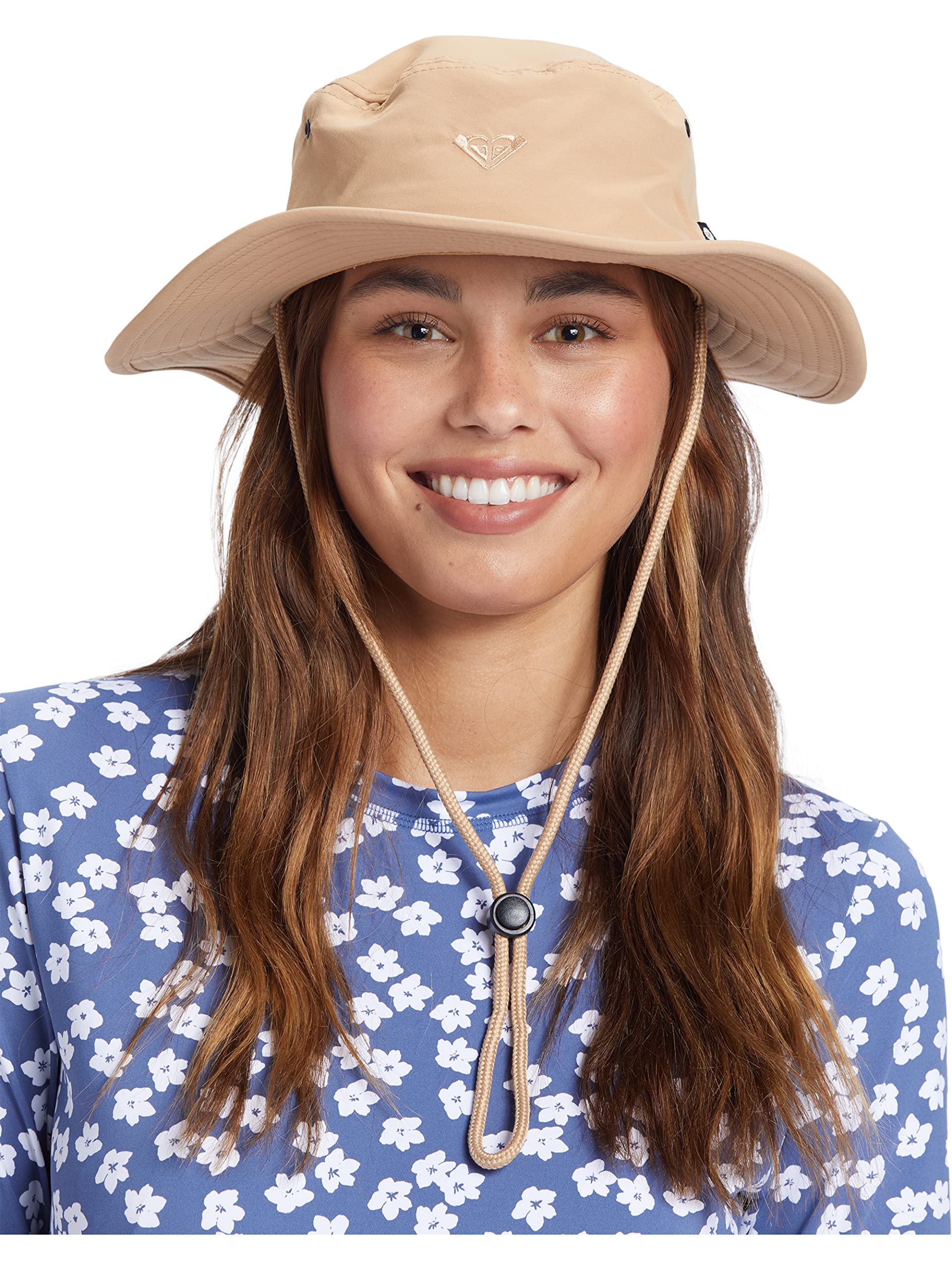 Roxy Women's Pudding Party Safari Boonie Sun Hat, Tan Exc, Medium/Large