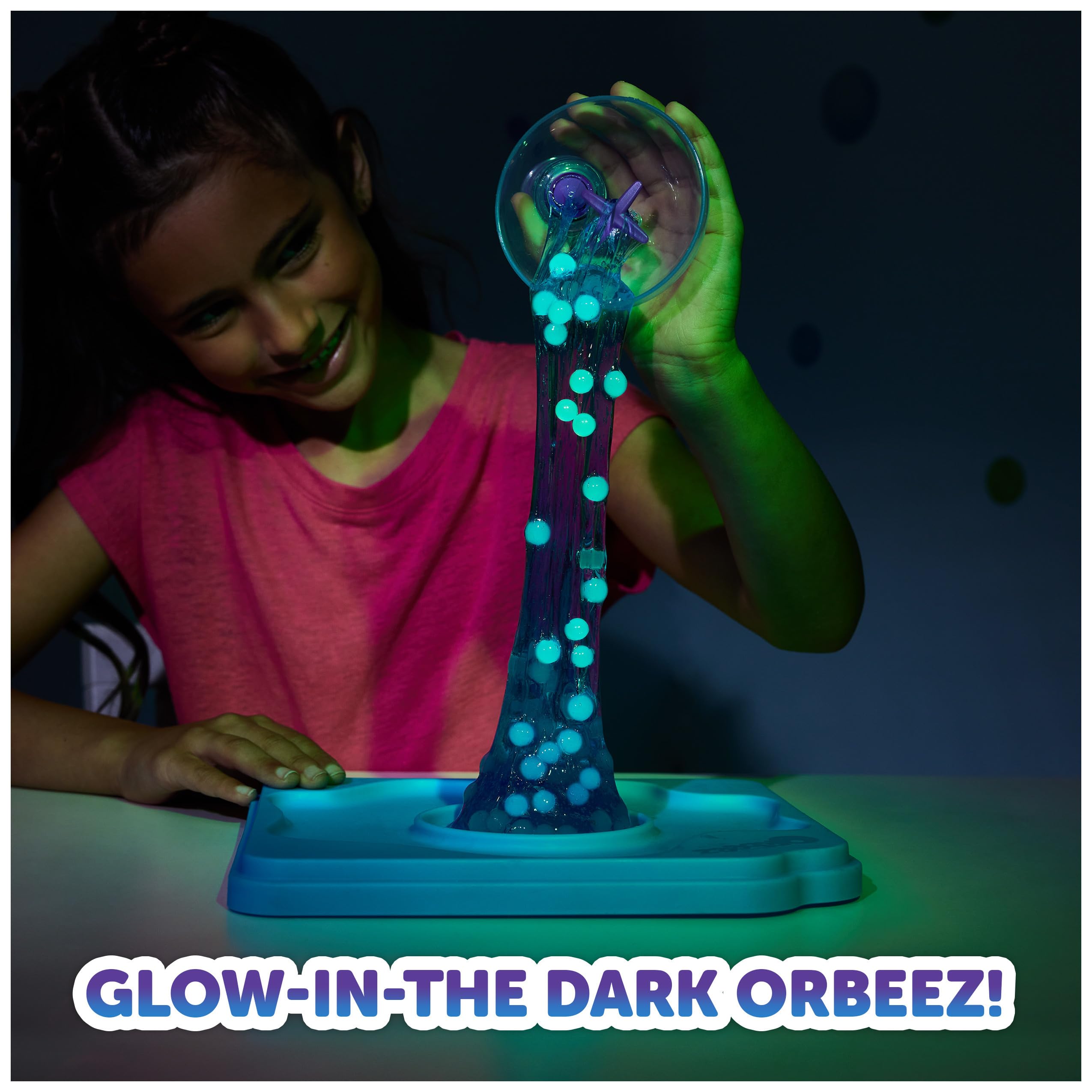 Orbeez Mixin’ Slime Set with 2500+ Orbeez (Micro, Shimmer, Marble & Glow in The Dark), 5 Tools, Storage, One & Only, Sensory Toys for Kids Ages 5+