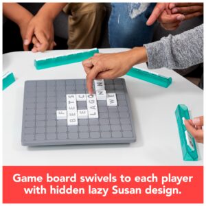 Upwords, Word Game with Stackable Letter Tiles & Rotating Game Board, New 2023 Version | Games for Family Game Night | Family Games, for Adults and Kids Ages 8 and up