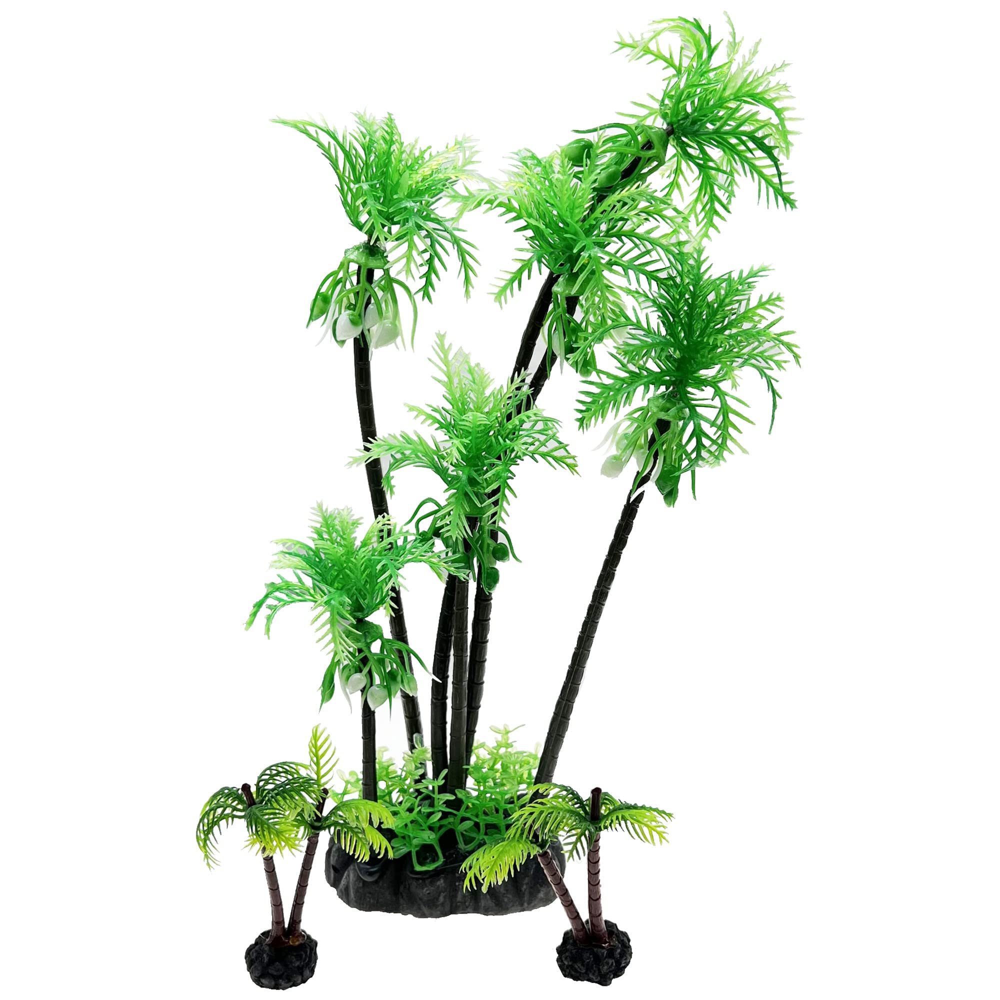 Woohome Miniature Trees Mixed Model Trees, Model Train Scenery Architecture Trees Fake Trees for Building Model, Model Scenery with No Bases for DIY Crafts (3 PCS)