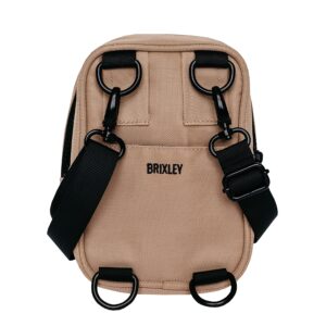 Brixley Crossbody Bag Sling Purse for Women Men Travel, Multi Position Fanny Back Pack