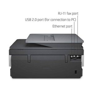 HP OfficeJet Pro 8035e Wireless Color All-in-One Printer (Basalt) with up to 12 Months Instant Ink (Renewed Premium)