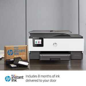 HP OfficeJet Pro 8035e Wireless Color All-in-One Printer (Basalt) with up to 12 Months Instant Ink (Renewed Premium)