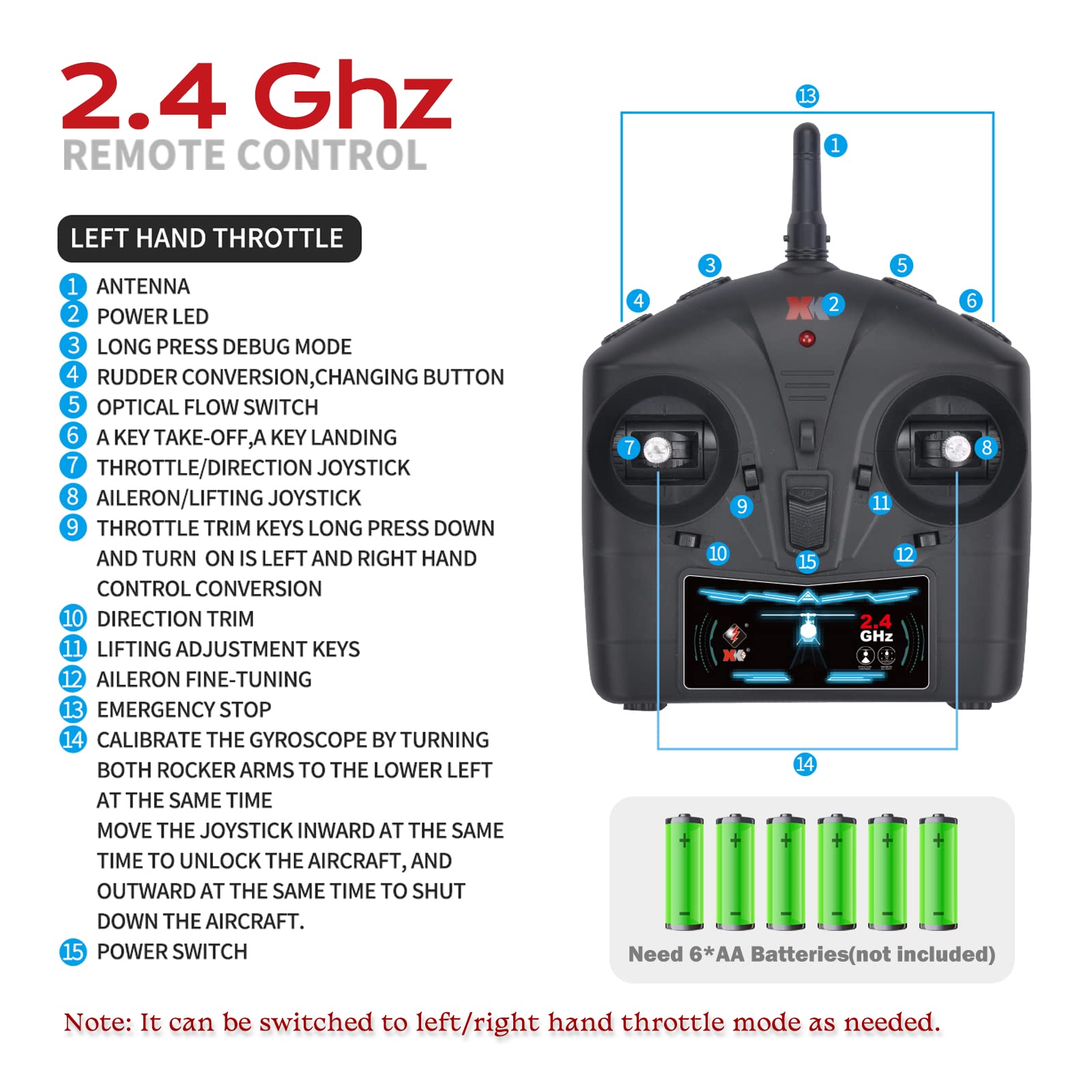 CKYSCHN 4-CH RC Helicopters, WLtoys K200 Remote Control Helicopters One Key Take Off/Landing, 2.4G Mini RC Helicopters 2 Shells 2 Battery, Hobby RTF Helicopter for Adults